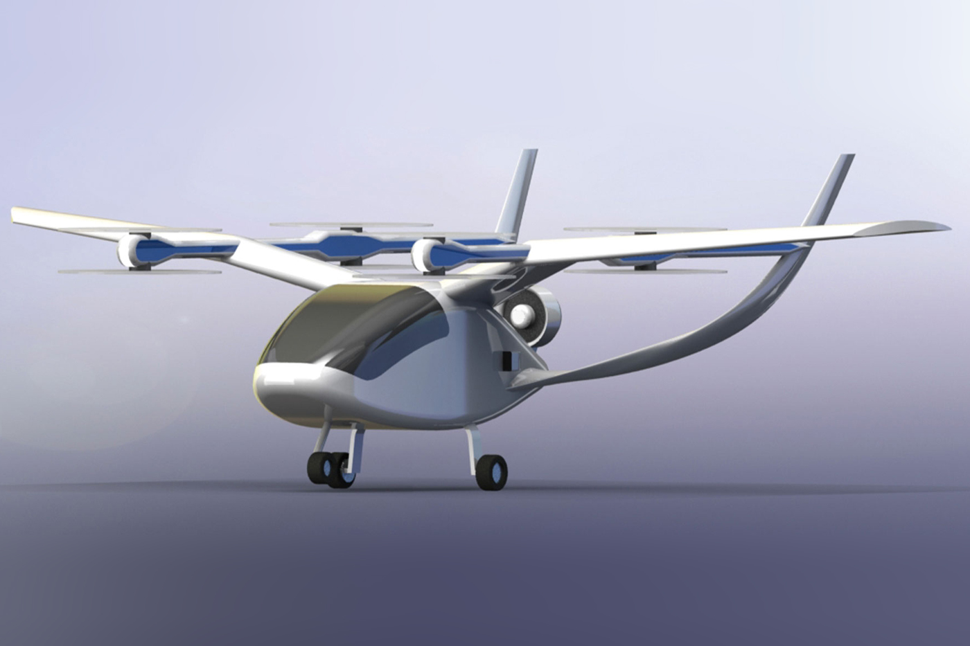HIEN Aero Technologies HIEN 2 passenger hybrid-electric VTOL concept design aircraft HIEN Aero Technologies HIEN 2 passenger hybrid-electric VTOL concept design aircraft